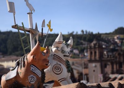 Taureaux Pucara - Circuit andin architecture coloniale, pierres Incas Terres Péruviennes