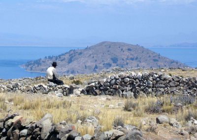Amantani paysage - Lac Titicaca patrimoine culturel vivant