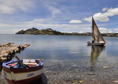 Voilier - Lac Titicaca patrimoine culturel vivant