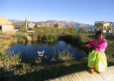 Îles flottantes Uros - Population locale - Lac Titicaca patrimoine culturel vivant
