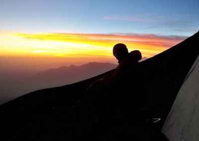 Volcan Misti - Coucher du soleil - Treks Pérou cordillère des Andes