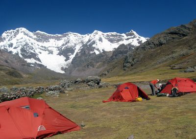Bivouac trek Ausangate - Treks Pérou cordillère des Andes